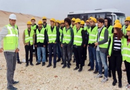 Kuzey Antep Yolu Viyadük Yapım Şantiyesi’ni incelediler