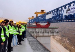 Kuzey Antep Yolu Viyadük Yapım Şantiyesi’ni incelediler