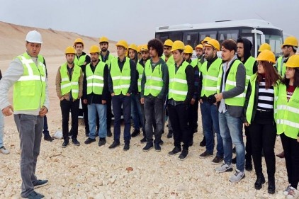 Kuzey Antep Yolu Viyadük Yapım Şantiyesi&#8217;ni incelediler