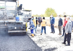 Kuzeyşehir, O-54 Karayolu ile Organize Sanayi arası asfaltlanıyor
