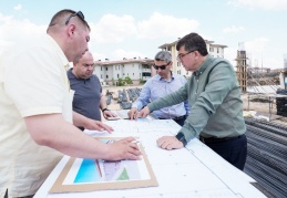 Kuzeyşehir Ünite Merkezi inşaatı sürüyor