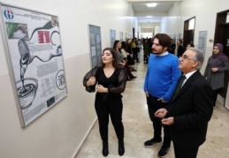 Laboratuvar çalışmalarının sonuçlarını sergilediler
