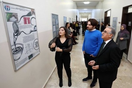 Laboratuvar çalışmalarının sonuçlarını sergilediler