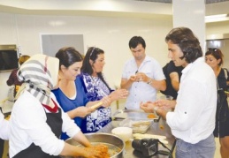 Lezzet ustalarına Antep mutfağı sunuldu