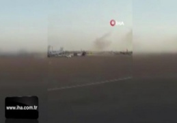Libya'da 124 kişiyi taşıyan uçağın yanına füze düştü