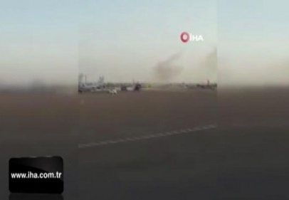 Libya'da 124 kişiyi taşıyan uçağın yanına füze düştü