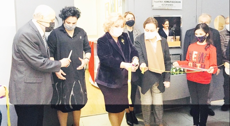 Lions Kulübü İlkokulu'nda Küçükcan Kütüphanesi açıldı