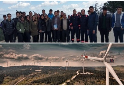 Lise öğrencilerinden Çatalca RES’e ziyaret 