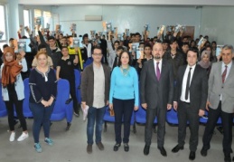 Lise öğrencilerine GASİMEP projesi anlatıldı 