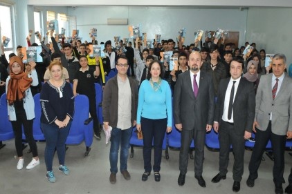 Lise öğrencilerine GASİMEP projesi anlatıldı 