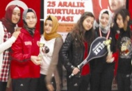 ''Liseler Arası Genç Kızlar Badminton Turnuvası'' düzenlendi