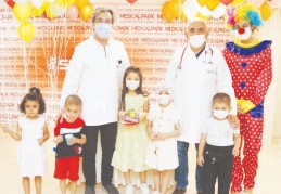 Lösemili çocuklar için eğlence düzenlendi