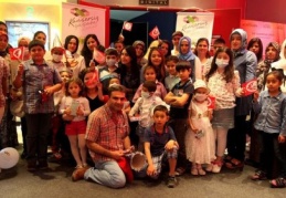 Lösemili çocuklar sinema keyfi yaşadı