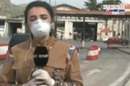 Lübnanlı muhabir canlı yayında bayıldı