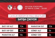 Maç biletleri satışa çıktı