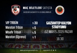 Maç biletleri satışa sunuldu