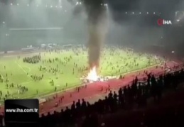 Maç bitti, saha savaş alanına döndü