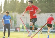 Maç hazırlıkları akşam antrenmanı ile sürdü