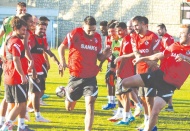 Maç hazırlıkları akşam antrenmanıyla sürdü