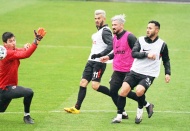 Maç hazırlıklarına başlandı