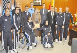 Maçlarına da gelerek engelli basketçilerimize destek vereceğim