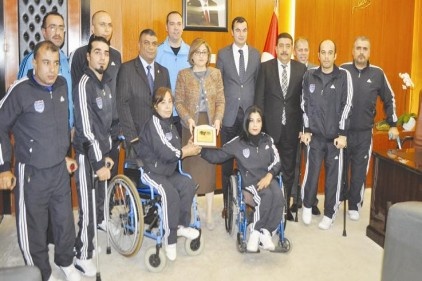 Maçlarına da gelerek engelli basketçilerimize destek vereceğim