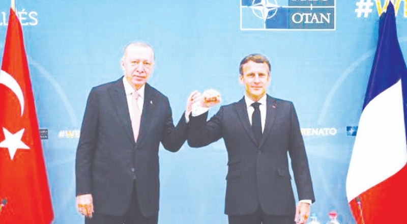 Macron: "Erdoğan ile birlikte çalışacağız”