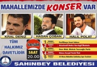 Mahallemizde konser var