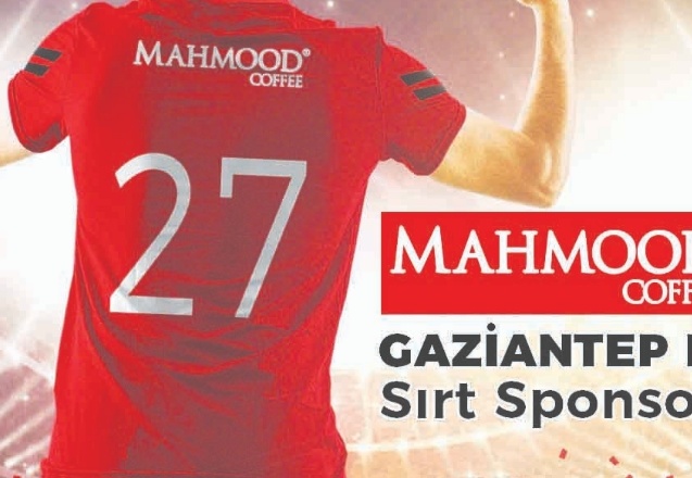 Mahmood Coffee Gaziantep FK’ya sponsor oldu