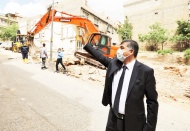 Maho Paşa Caddesi'ndeki yol sorunu çözülüyor