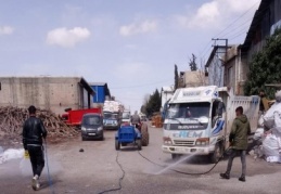Mahrukatçılar Sitesi dezenfekte edildi