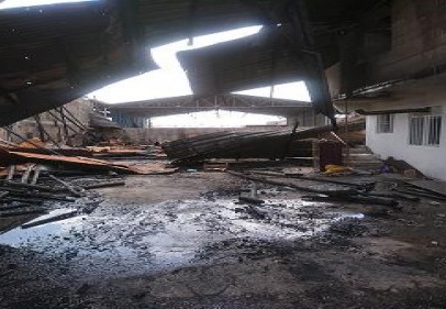 Mahrukatçılar Sitesi’nde korkutan yangın