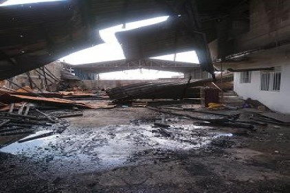 Mahrukatçılar Sitesi&#8217;nde korkutan yangın