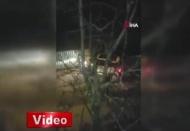 Maltepe'de kadın komşunun yaşattığı dehşet anları kamerada