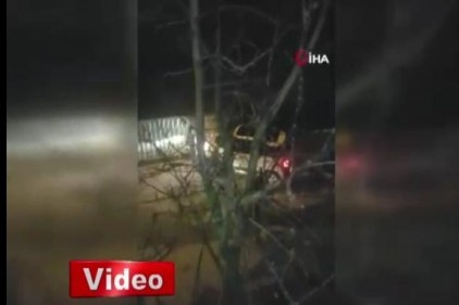 Maltepe&#039;de kadın komşunun yaşattığı dehşet anları kamerada