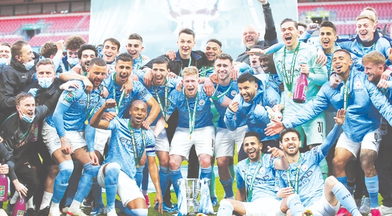 Manchester City, üst üste dördüncü kez İngiltere Lig Kupası şampiyonu