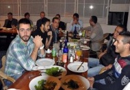 Manisa maçı öncesi moral yemeği yediler