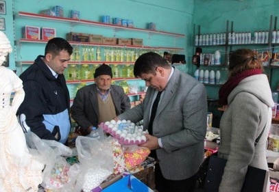 Marketlerde gıda denetimi yapıldı