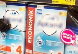 Marketteki çocuk mamalarına alarm takıldı