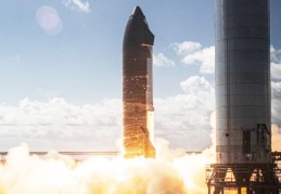 Mars'a insan götürecek Starship SN20'nin motor testinden heyecan yaratan fotoğraf