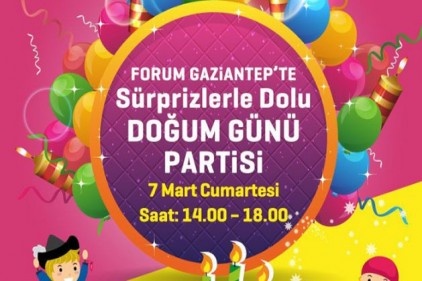 Mart&#8217;ta doğan çocuklar Forum Gaziantep&#8217;te buluşuyor