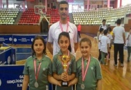Masa Tenisi İl Şampiyonası'nda il birincisi oldular
