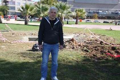 Masal parkına görünmeyen çadır yapılıyor