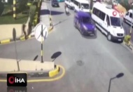 Maslak'ta feci kaza kamerada