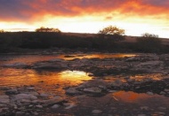 Mavi Göl’de günbatımı