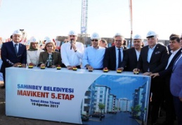Mavikent 5. Etap konutlarının temeli atıldı