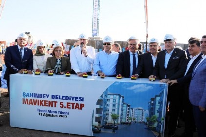 Mavikent 5. Etap konutlarının temeli atıldı