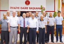 Mazıcıoğlu, itfaiyeyi ziyaret etti