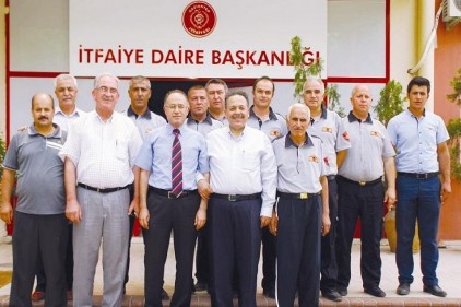 Mazıcıoğlu, itfaiyeyi ziyaret etti