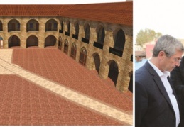 Mecidiye Han’daki restorasyon çalışmaları sürüyor